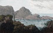 John William Edy Islands of Heliesund and HellisOe France oil painting artist